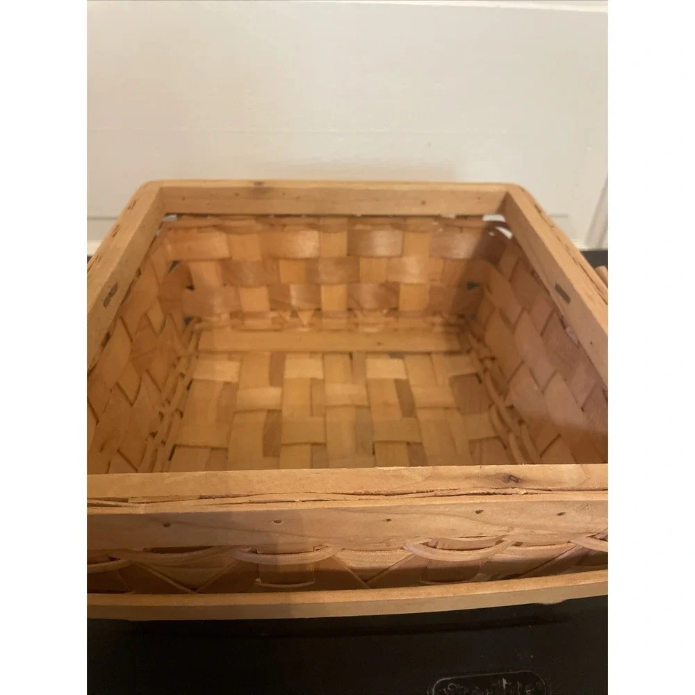 Woven Maple Wood Basket 10